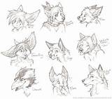 Furry Anthro sketch template
