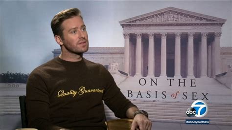 On The Basis Of Sex Armie Hammer Shares Why He S Helping Tell