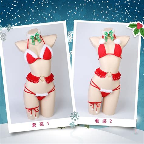 new year christmas bikini underwear set christmas cosplay sexy lingerie