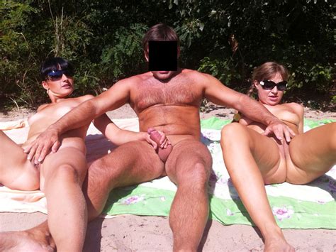 nude beach threesome handjobs other