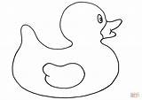 Duck Rubber Coloring Drawing Pages Ducks Color Printable Ducky Paper Drawings sketch template