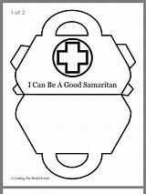 Samaritan Preschool Kindness Parable Lessons Childrens Squares sketch template