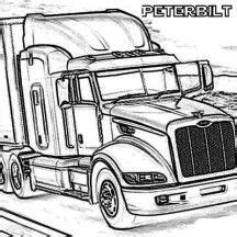 semi truck truck coloring pages semi trucks truck tattoo