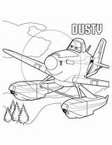 Coloring Planes Pages Disney Dusty Plane Colouring Movie Fire Rescue Color Airplane Print Kids Racing Trains Automobiles Fun Sheet Printable sketch template