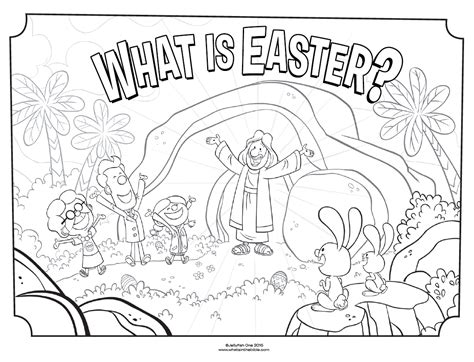easter cover coloring page whats   bible