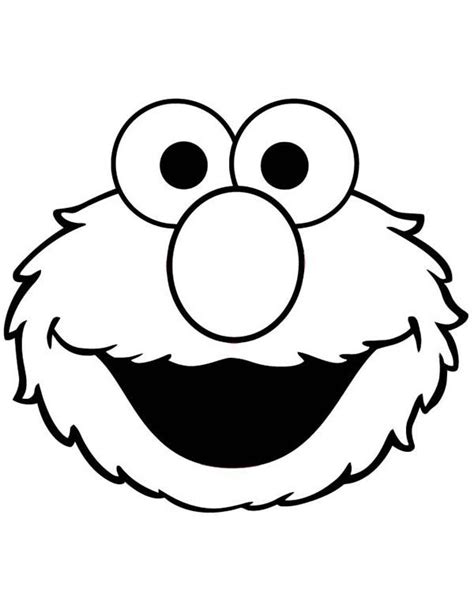 cute elmo face coloring page netart elmo coloring pages sesame