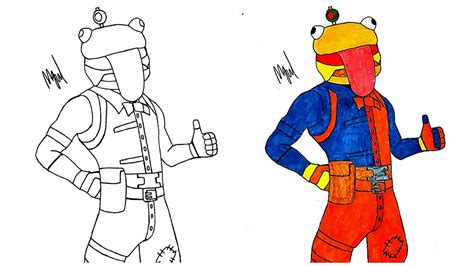 fortnite coloring pages beef boss coloring  drawing  xxx hot girl
