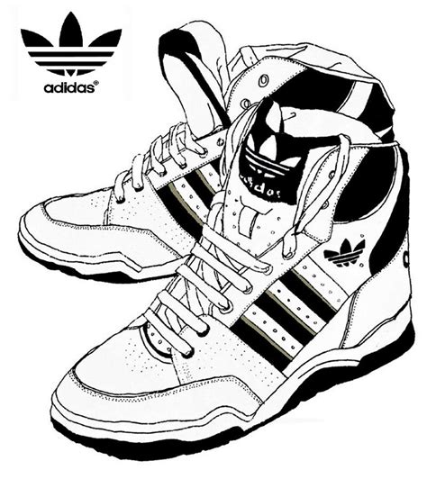 stress melting adidas shoes coloring  sketch pages coloring pages