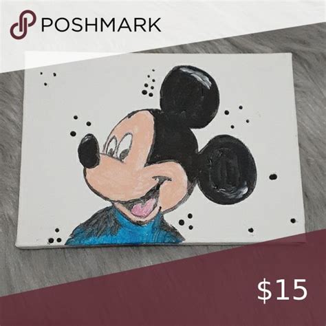 mickey mouse painting mouse paint canvas painting painting accessories