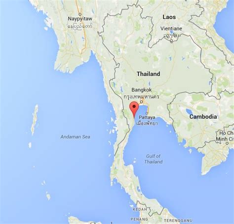 hua hin  map thailand