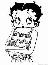 Boop Betty Coloring4free Printable sketch template