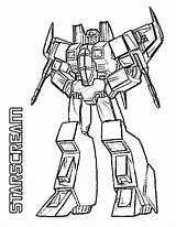 Coloring Pages Transformers Transformer Optimus Prime Starscream Scream Course Make Printable Getdrawings Library Clipart Mask sketch template