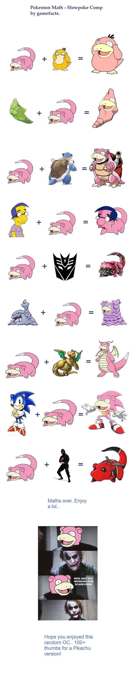 ﻿pokemon Math Slowpoke Comp Slowpoke Comp Funny