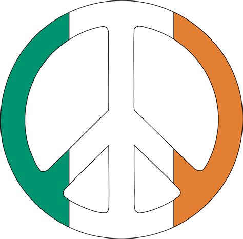 peace sign clip art clipart   resource irish peace