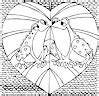 valentine days coloring pages