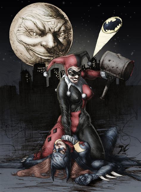 harley quinn vs batgirl superhero catfights female