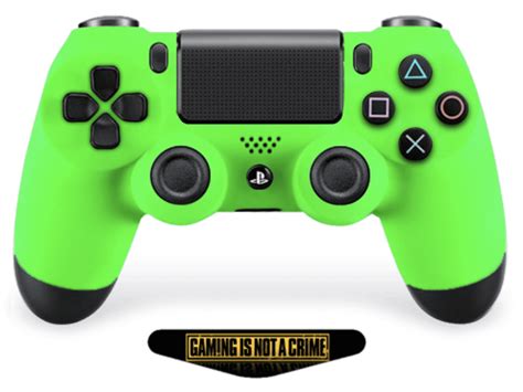 soft touch neon green ps pro custom  modded controller exclusive unique design cuh zct