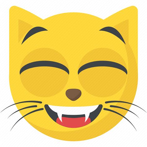 cat emoji cat face emoticon kitten smiley icon   iconfinder