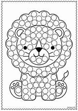 Dot Printables Do Marker Animals Spring Preview sketch template