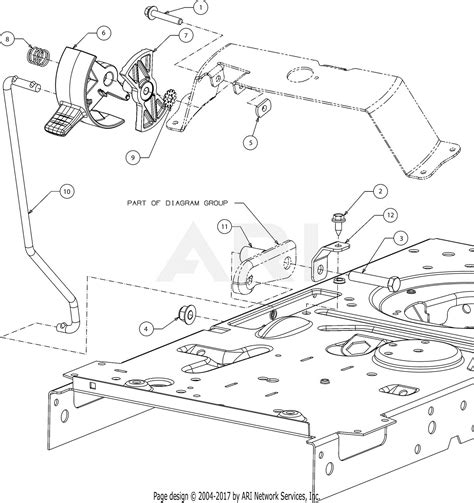 troy bilt akbs bronco  auto  parts diagram  controls