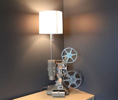 Vintage Table Desk Lamp Keystone 8mm Projector Hollywood And Movie