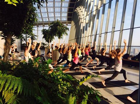 7 best rooftop yoga classes in london