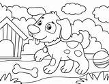 Dog Hond Drawing Bot Hok Inkleuren Coloringpagesonly Hetkinderhuis Tekenen sketch template