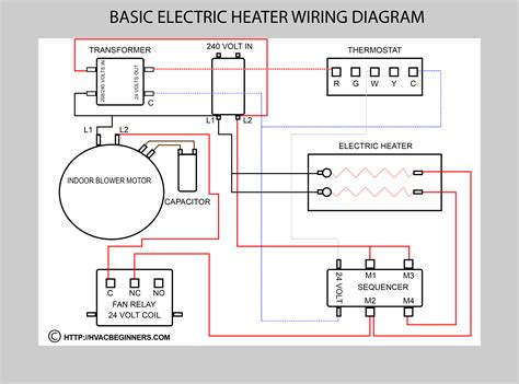 air handler fan relay wiring diagram wiring diagram