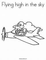 Coloring Flying High Sky Pilot Worksheet Success Am Airplane Fly Noodle Worksheets Print Twisty Twistynoodle Favorites Login Add Ll sketch template