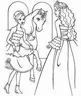 Barbie Pegasus Magic Coloring sketch template