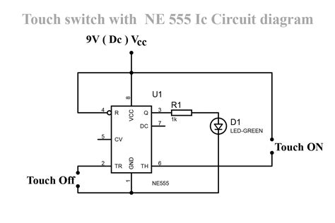 touch switch circuit diagram