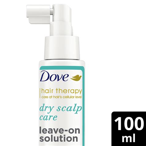 dove hair therapy dry scalp care moisturizing leave on solution sulph
