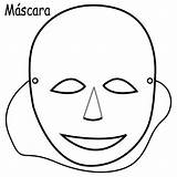 Mascara Mascaras Máscara Pintar Pinto sketch template