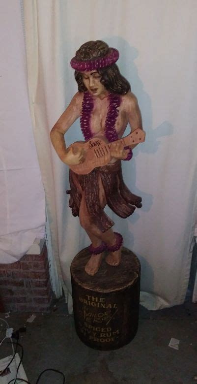 Statue Of Sailor Jerry Spiced Rum Hula Girl For Sale In