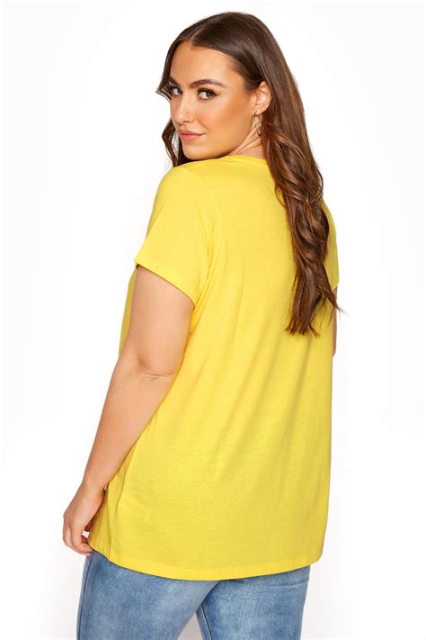 lemon yellow basic  shirt  clothing