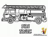 Coloring Fire Pages Truck Printable Kids Transportation Emergency Print Vehicle Vehicles Colouring Trucks Engine Clipart Service Firetruck Air Police Hat sketch template