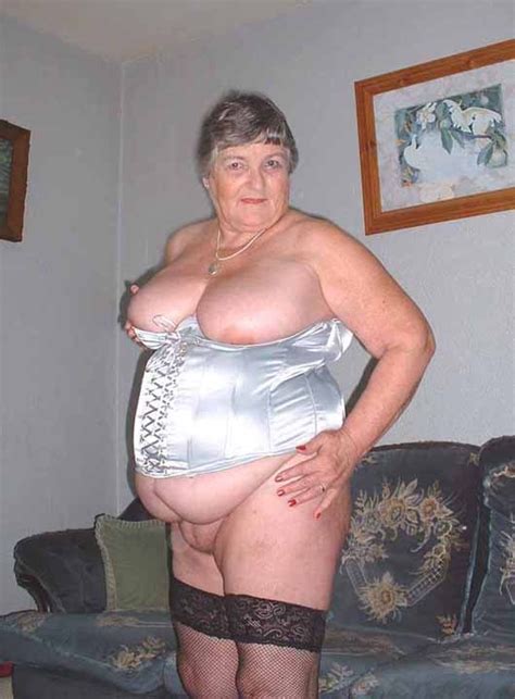 granny grandma libby from united kingdom busty in a basque youx xxx