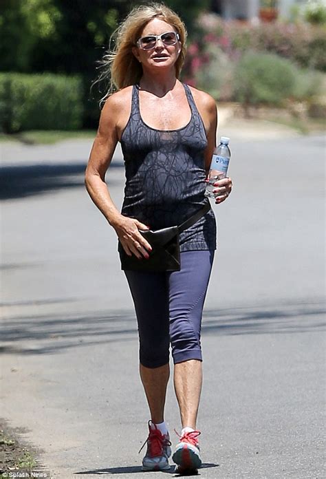 goldie hawn looks hot as she goes for walk in los angeles sunshine daily mail online