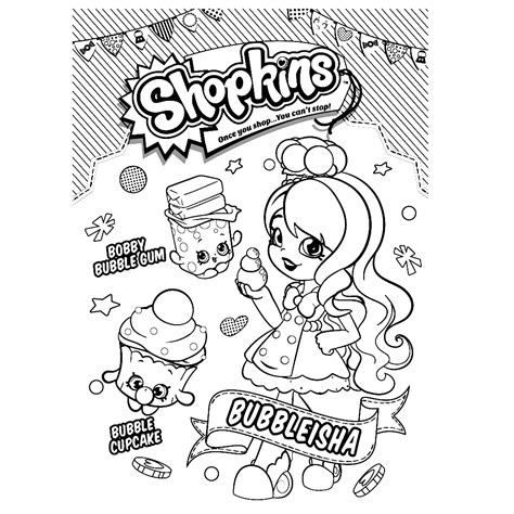 shopkins coloring pages books    printable