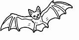Bat Coloring Pages Outline Drawing Baby Bats Flying Realistic Vampire Printable Baseball Cricket Cute Sheets Color Kids Colouring Getdrawings Getcolorings sketch template
