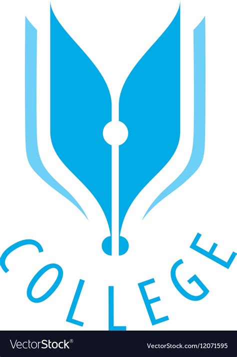 logo college royalty free vector image vectorstock