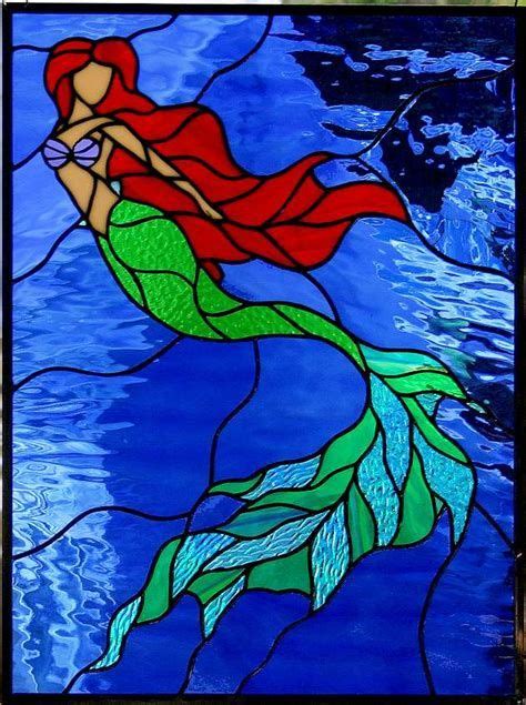 Free Mermaid Stained Glass Patterns Yahoo Image Search Results