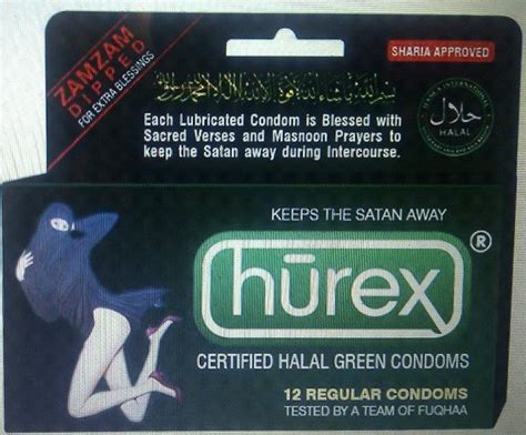 sharia approvedeach lubricated condom is blessed with