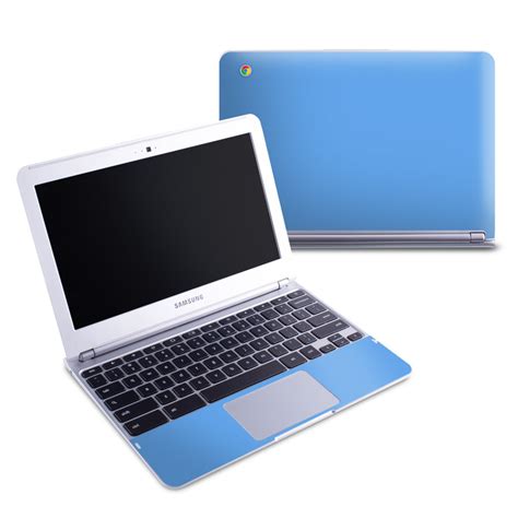 solid state blue samsung chromebook  skin istyles