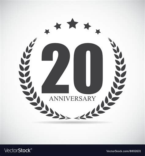 template logo  years anniversary royalty  vector image