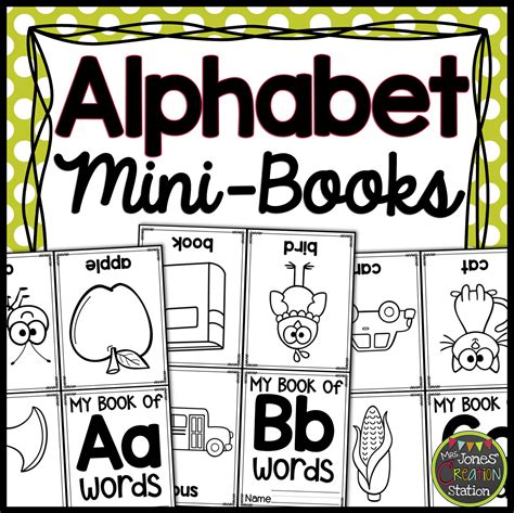 alphabet mini books printable
