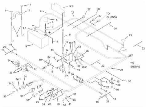 wiring diagram  toro  master parts diagram