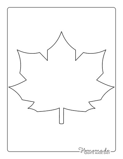 maple leaf template