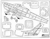 Cessna 182 Skylane Rcm Plans Plan Model Airplane Template Dimensions Drawing Aerofred Extra sketch template