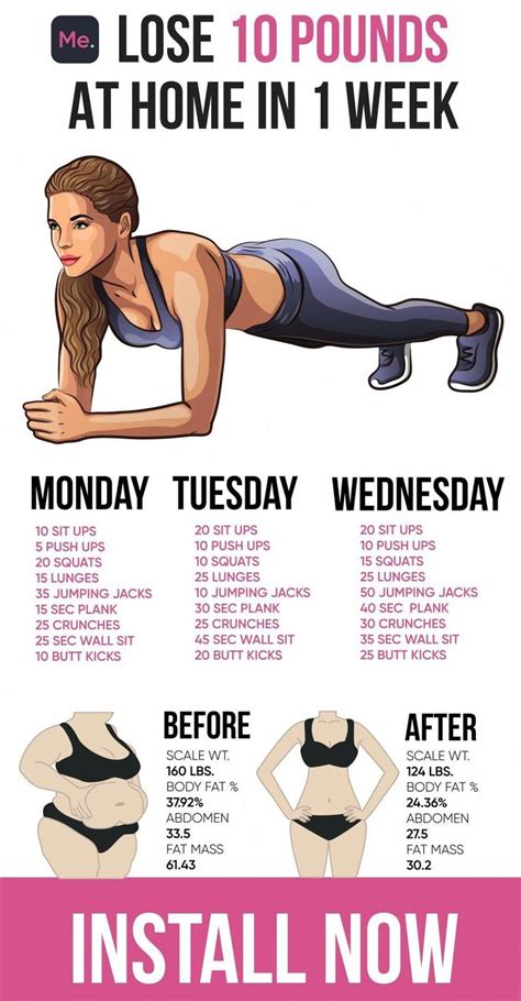 Pin On Weight Loss Exercise Program